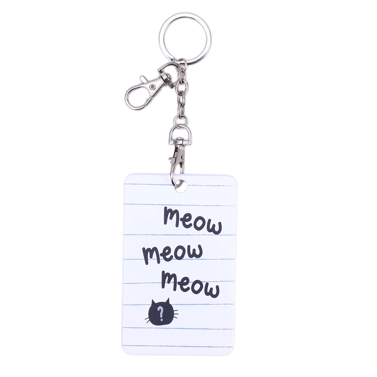

Id Holder Keychain Premium Plastic Cartoon Bus Credit Card Badge Holder Detachable Key Ring For Travel School Office Gift