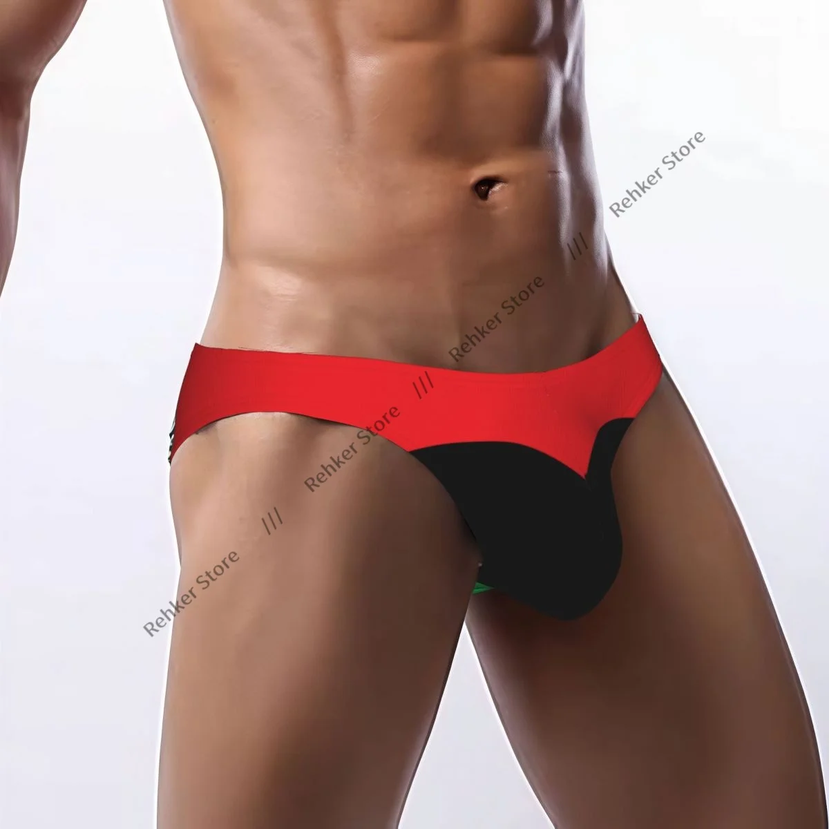 Sexy Man's Underwear Briefs Pan African Flag Men Underpants