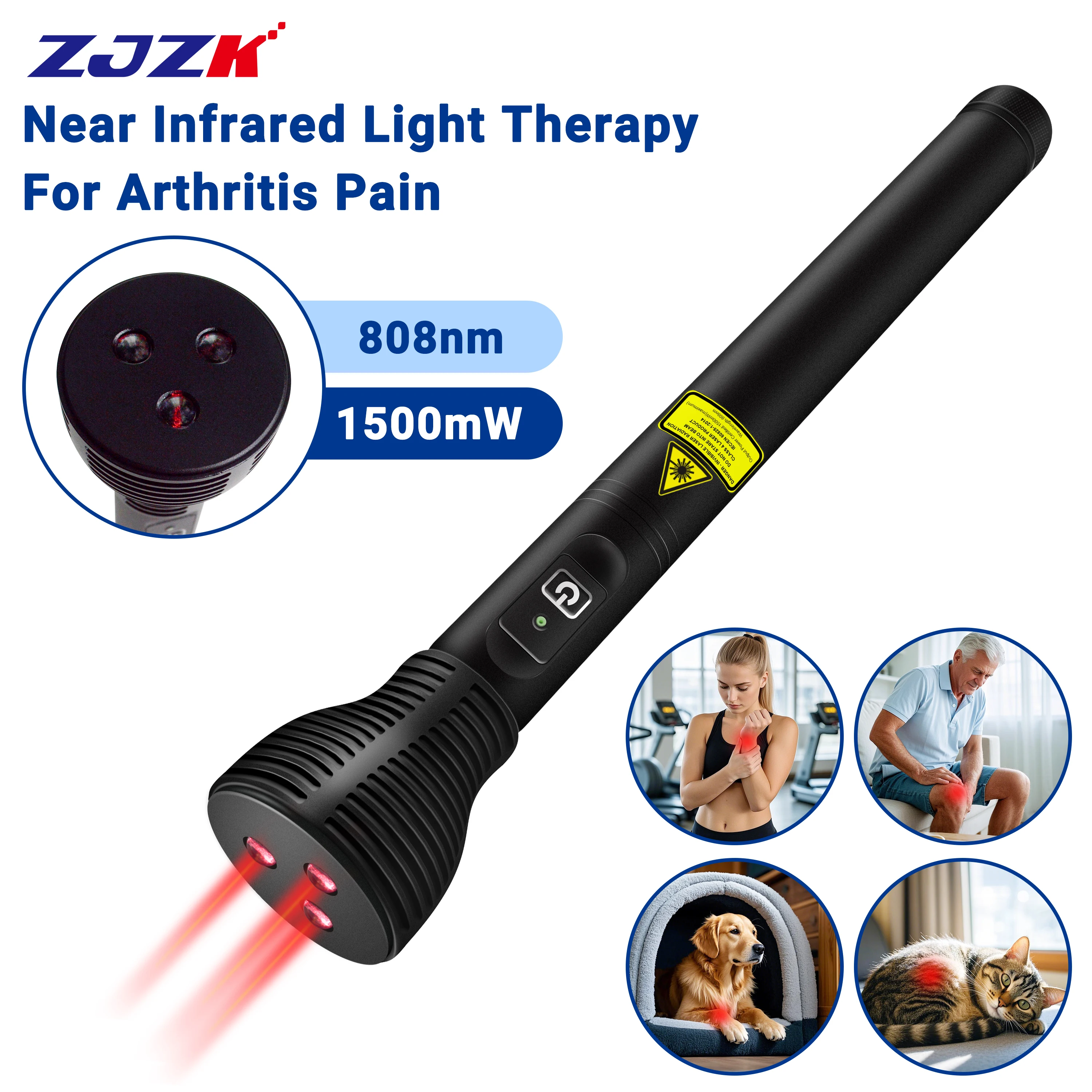 2026 Handheld Class 4 Laser Acupuncture Cold Laser Therapy Device for Human Horse Pain Relief Joint Pain  Back Pain Tabac Stop