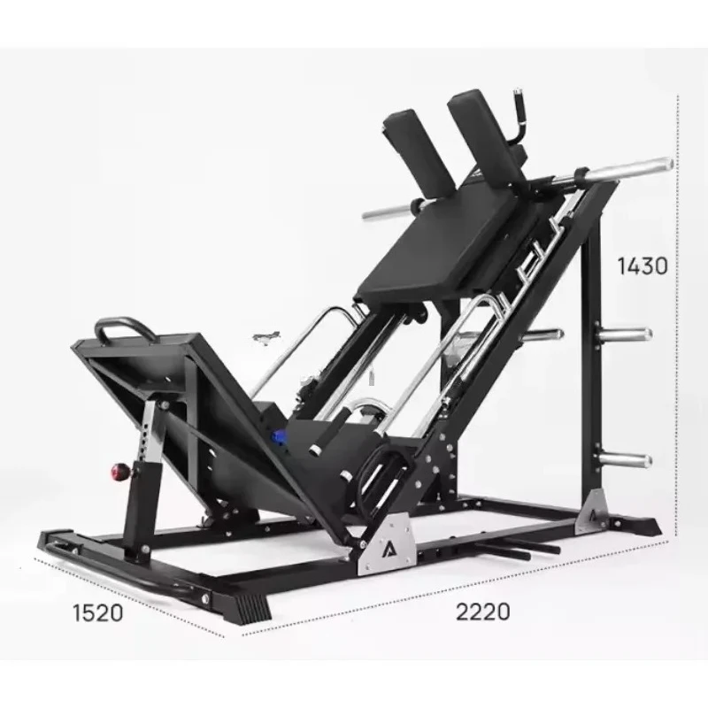 Bidirectional Leg Hip Muscle Incline Pedal Machine Muscle Core Training Plate Load Leg Press Machine Hack Squat Home Gym Fitness
