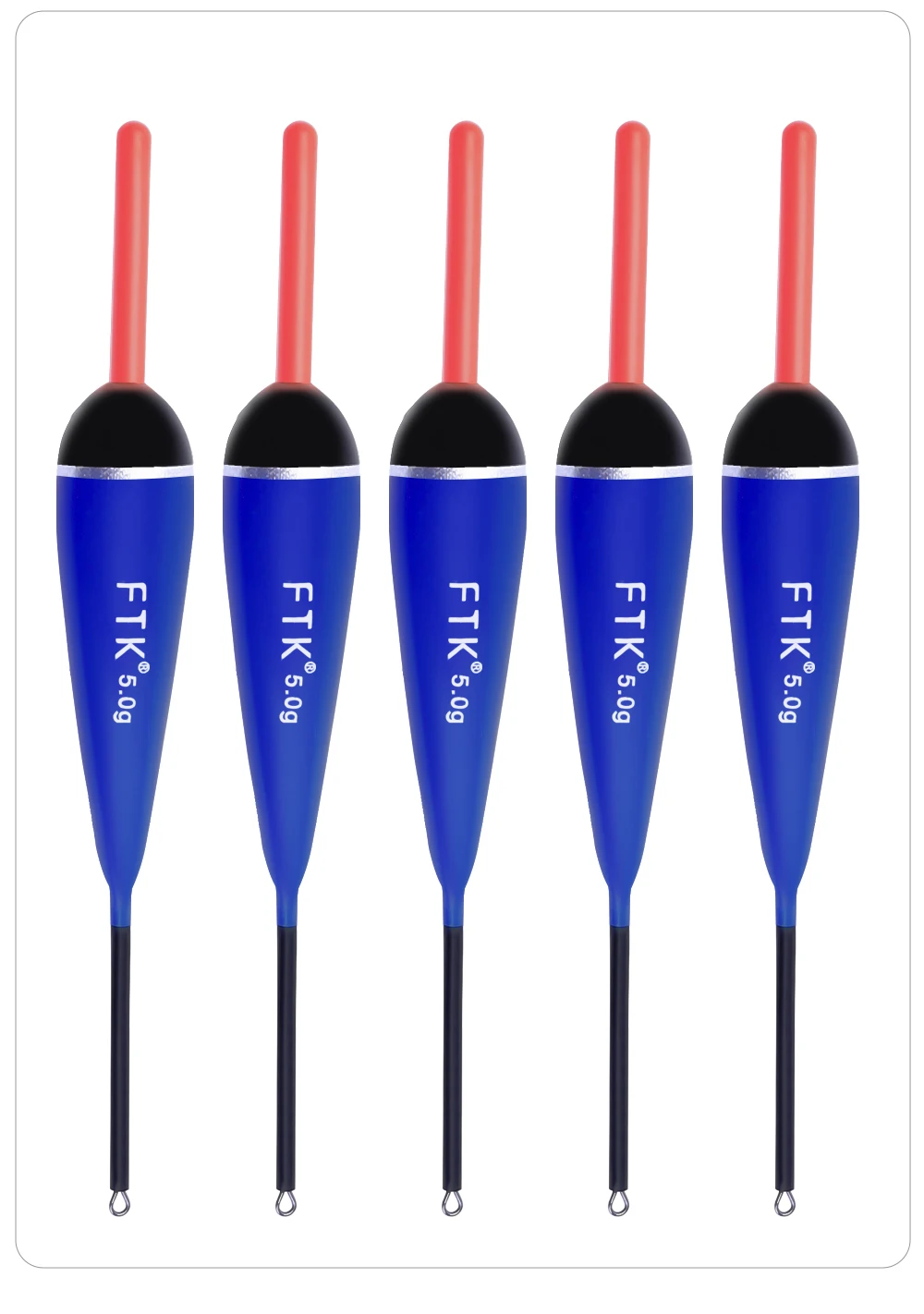 NGB Neuer Barguzinsky-Fichten-Schwimmer 5er-Set Angelposen 2-5g Langschwanz-Vertikalboje Angelzubehör für Karpfenangeln – Detail 9