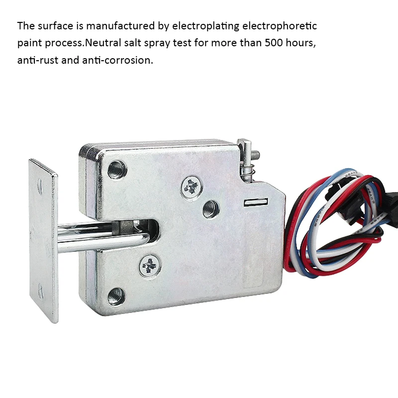 Imagem -03 - Fechadura Elétrica Elétrica dc 5v dc 12v dc 24v Mini Tamanho Pequeno Solenóide Eletromagnética Armário de Controle Elétrico Fechadura da Gaveta