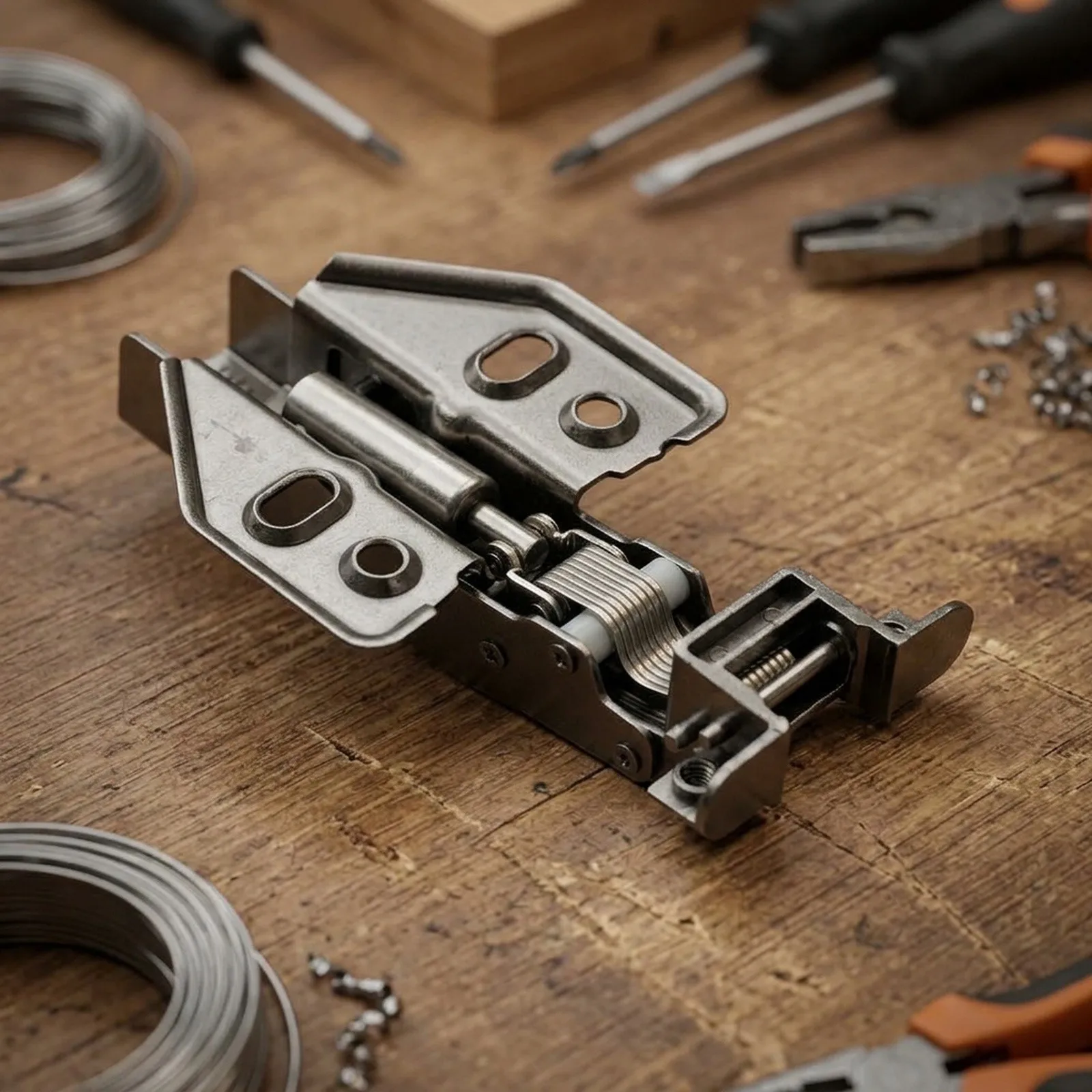 Cabinet Installation As Pictures Show Aluminum Frame Hinge Silent Closing Hinge Spring Steel Disc Wear-resistant Hinge
