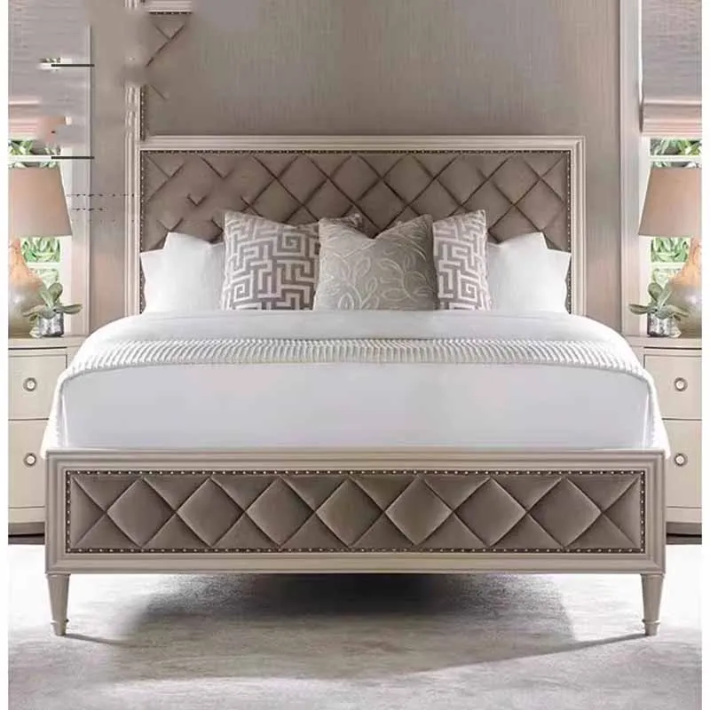 

Высококачественная деревянная мягкая двуспальная кровать для спальни, водонепроницаемая европейская мягкая кровать размера «queen-size», роскошная современная мебель Camas De Casal