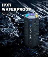 Ortizan-Enceinte Bluetooth 5.3 portable, haut-parleur sans fil, basses améliorées, étanche IP7, 30 heures d'autonomie, idéal pour la douche ou l'extérieur, 40W 3