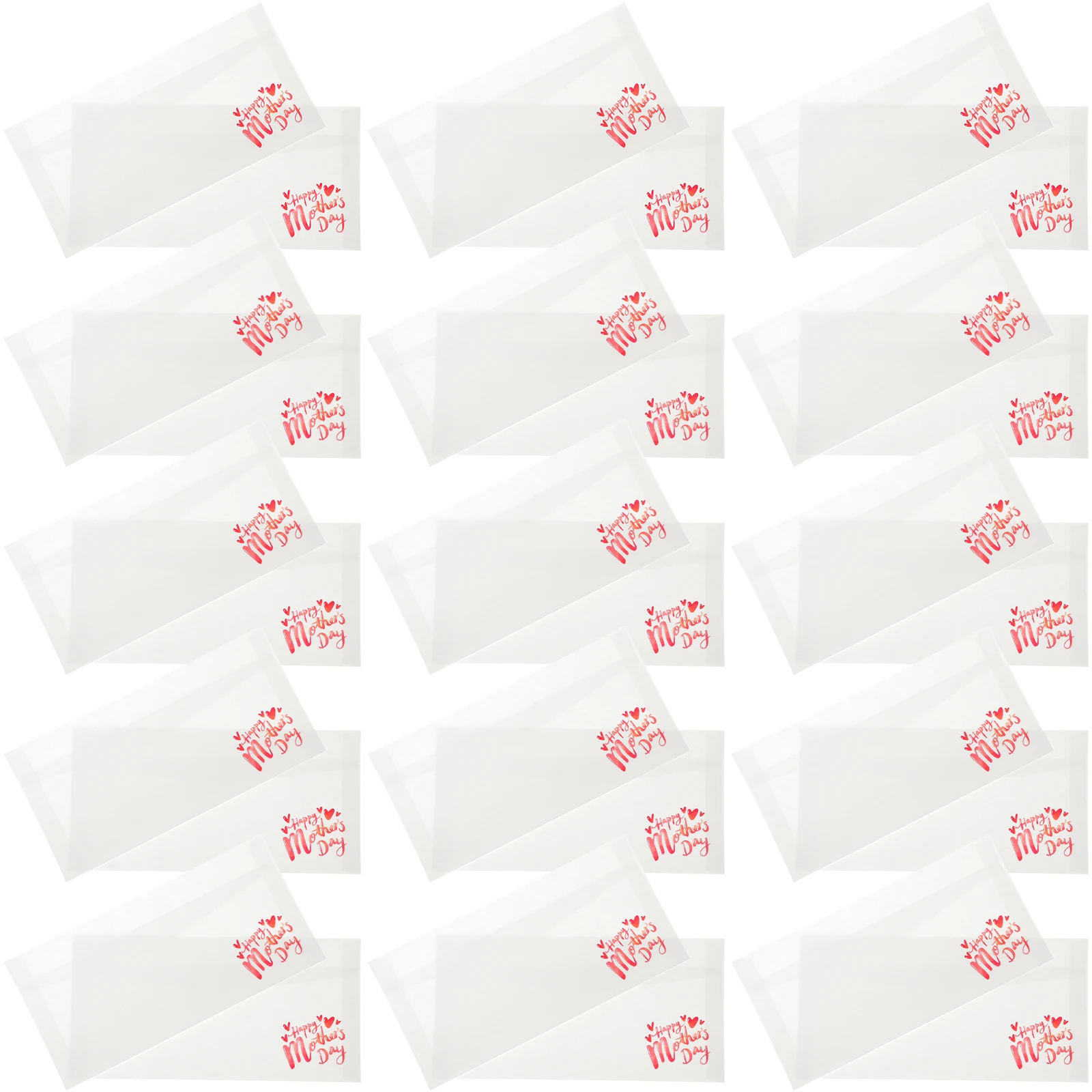 

30 pcs Colorful Happy Mother'S Day Greeting Cards Decorative Gift Envelopes For Mom Birthday Thanksgiving Paper Envelopes For