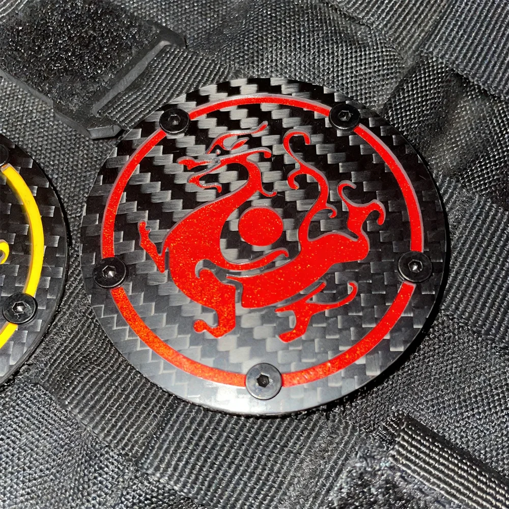 Parche táctico bordado totem dragón azul reflectante para MOLLE - imagen 2