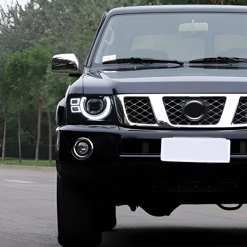 For Nissan Patrol Y61 2005-2013 Auto Headlights Assembly Upgrade High Configuration LED Bifocal Lens Accessories Condition New