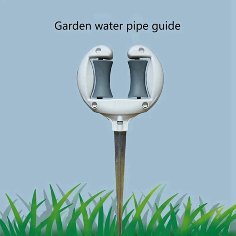 Soft Water Pipe Positioning Stand Garden Hose Guide Nail Labor-Saving Garden Hose Guide Smooth Roller Pointed