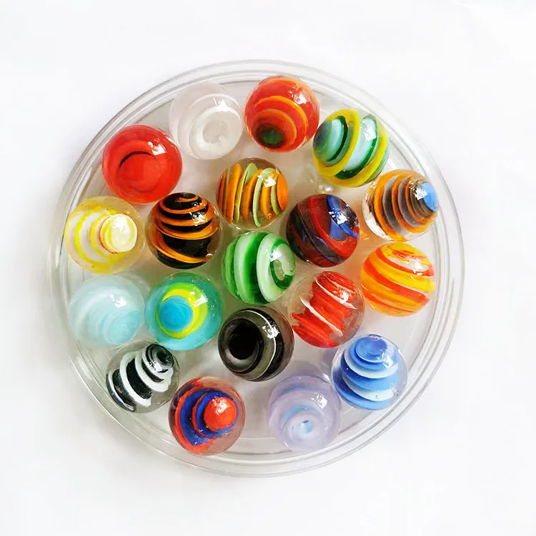 

20PCS Montessori Materilal Colorful Glass Marbles16MM Marbles Bulk for Kids Marble Games,DIY and Home Decoration