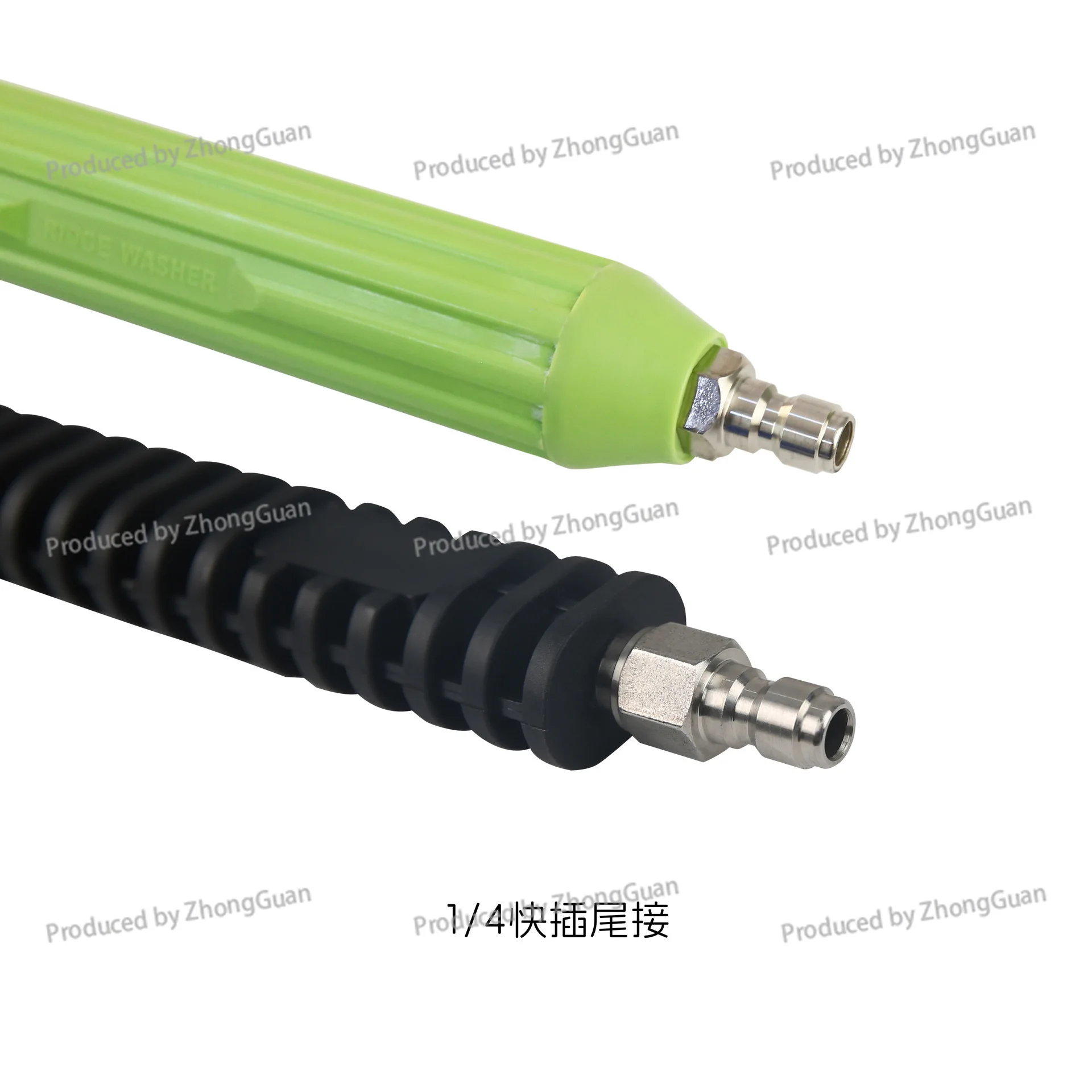 High-pressure Washer Nozzle Accessories: Stainless Extension Wand, 60cm Extended Lance, Angled Nozzle with 1/4