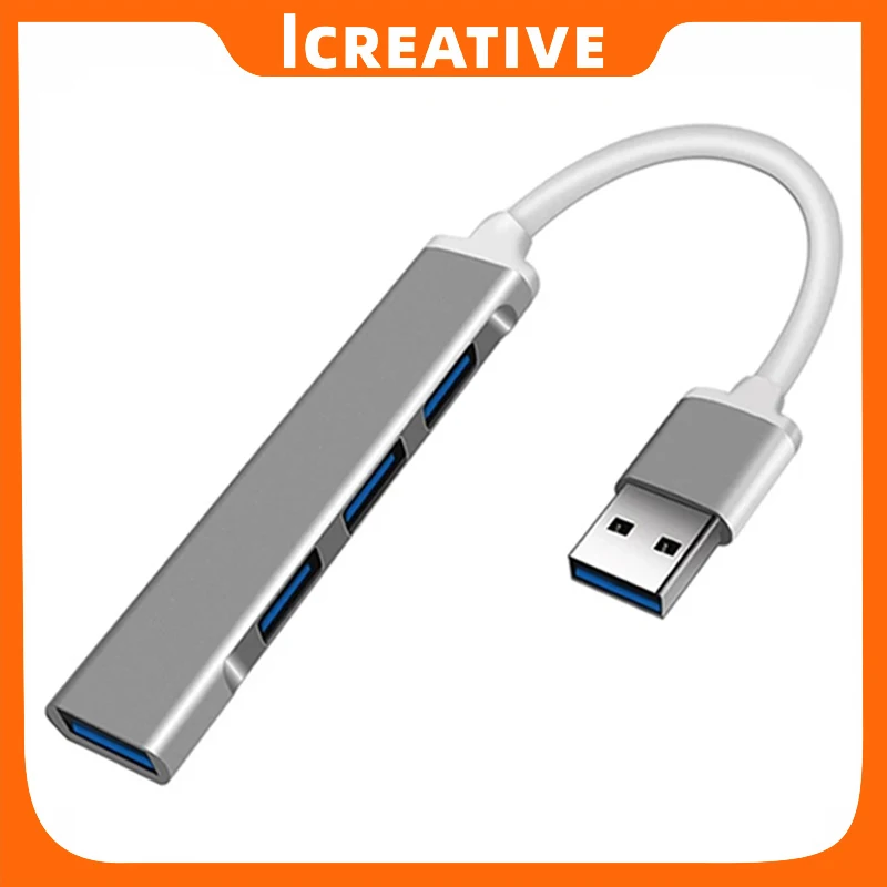 

USB C HUB 3.0 Type C 3.1 4 Port Multi Splitter Adapter OTG For Lenovo Xiaomi Macbook Pro 13 15 Air Pro PC Computer Accessories