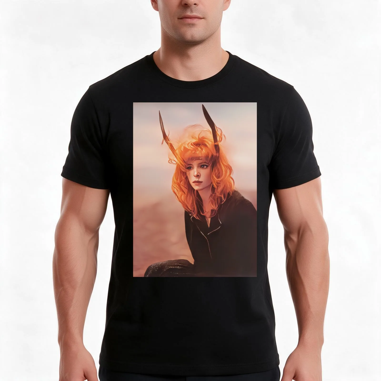 Myléne farmer without logic T-Shirt, Summer Casual Cotton Tee, Oversized Streetwear Tops, Vintage Graphic Print, 100% Cotton