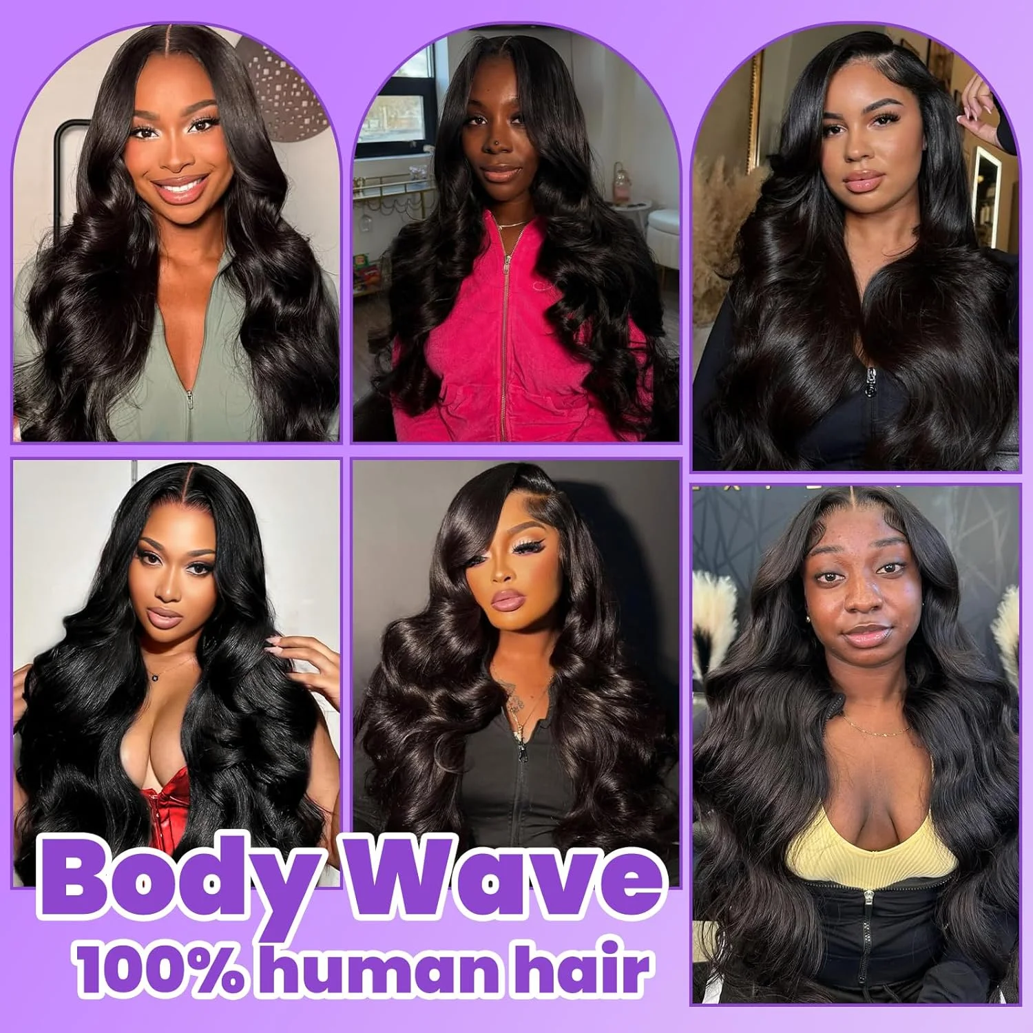 26 28 30 Inch Body Wave Human Hair Bundles 16A 100% Unprocessed Raw Virgin Human Hair Weave Extensions 30 40 Inch Natural Color Double Weft Remy Hair Weaving Pure Hair Bundles Wholesale For Black Women