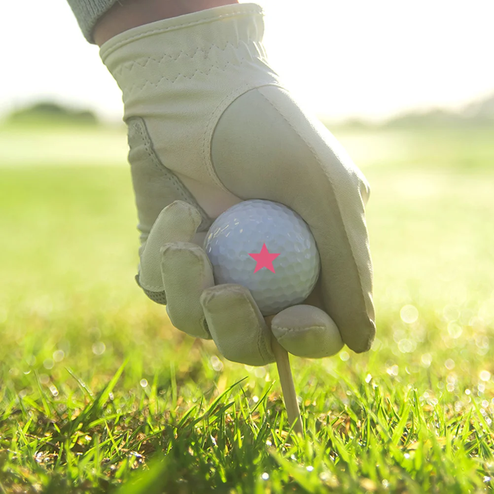 2 szt. Znaczki golfowe wielokrotnego użytku przenośny materiał PP w kształcie serca znak Stamper na akcesoria golfowe narzędzie do pieczętowania biurowego