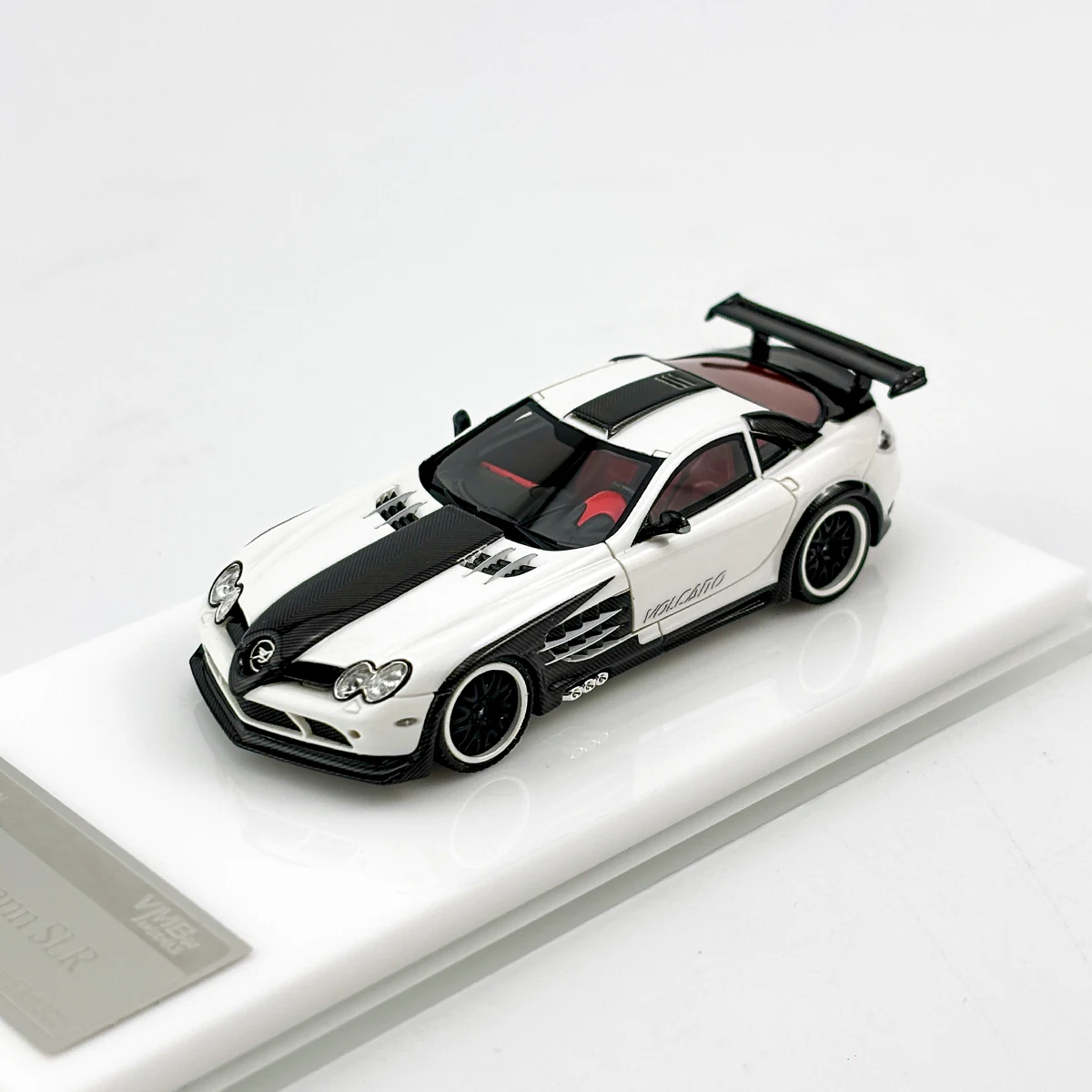 VMB 1:64, Mercedes-Benz SLR hamann modified version, high-end resin static miniature car fashion play model, adult collection.