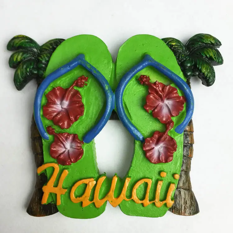 American resort Hawaii travel collection magnet refrigerator sticker, fashion home decoration travel souvenir