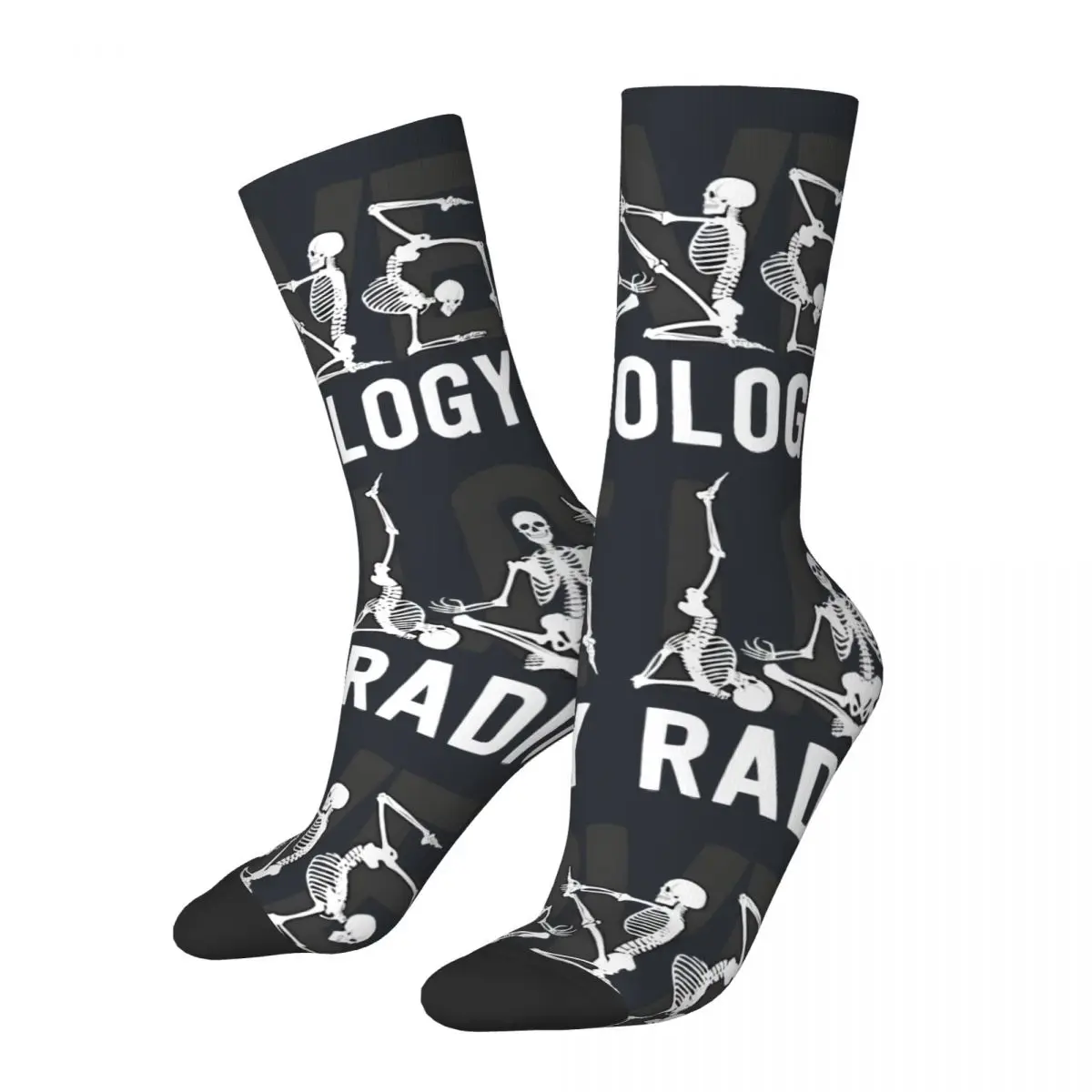 

Breathable Comfortable Sport Gifts Radiologist X-Ray Technologist Men's Socks Retro Harajuku College student Hip Hop Crew Sock