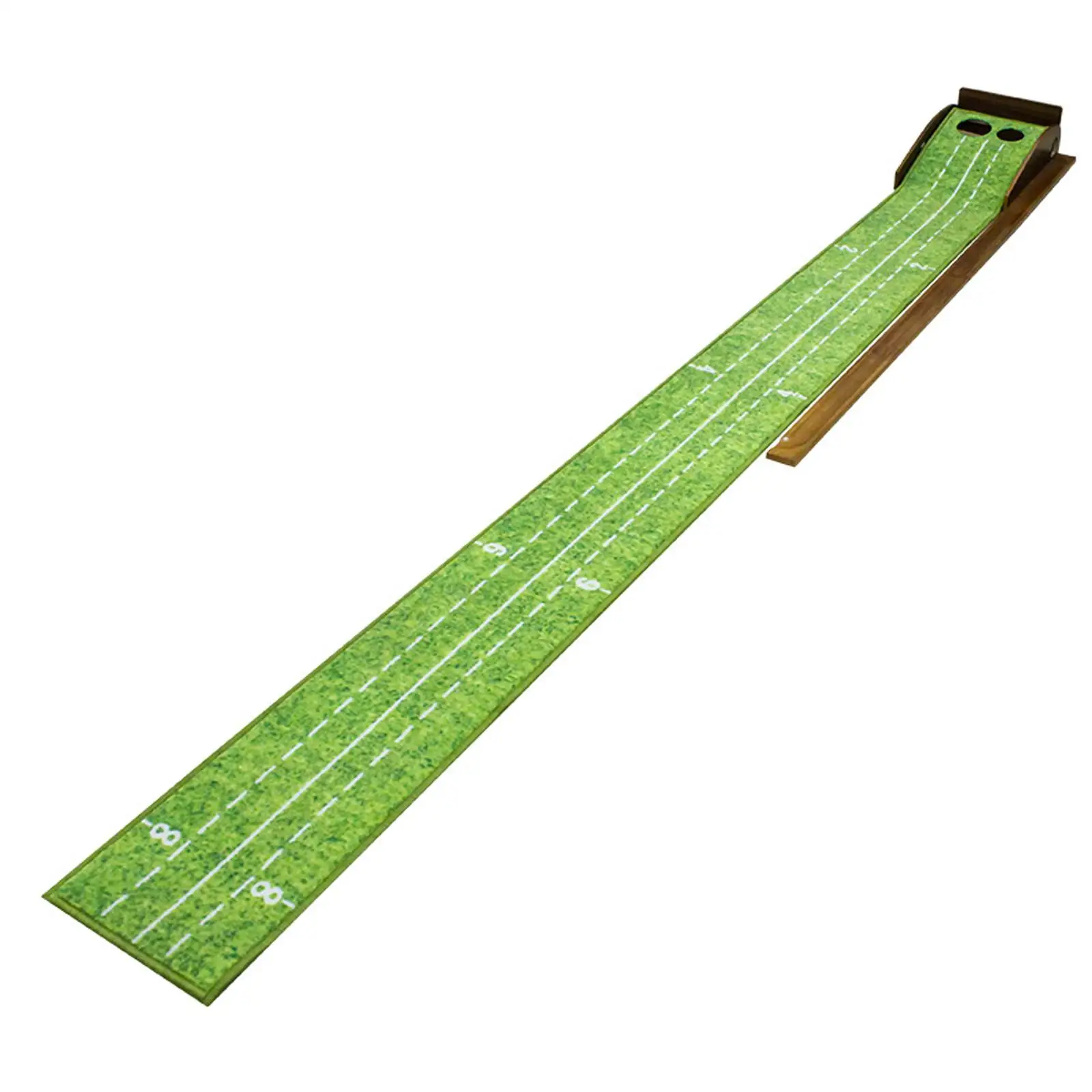 

Golf Putting Green Mat with Auto Ball Return Practice Mat Golf Training Aid