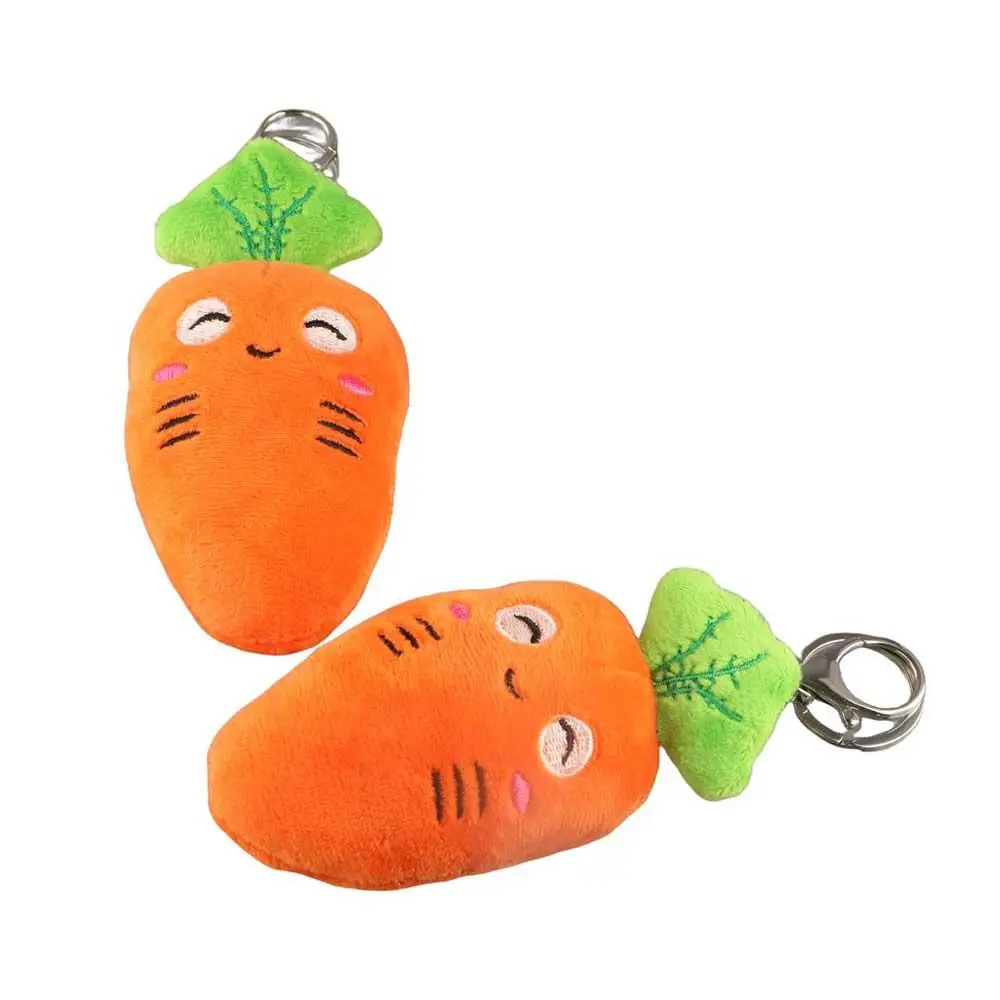 พวงกุญแจผัก แครอท ตุ๊กตาแครอท พวงกุญแจแครอท ตุ๊กตาแครอทการ์ตูน ที่ใส่กุญแจ