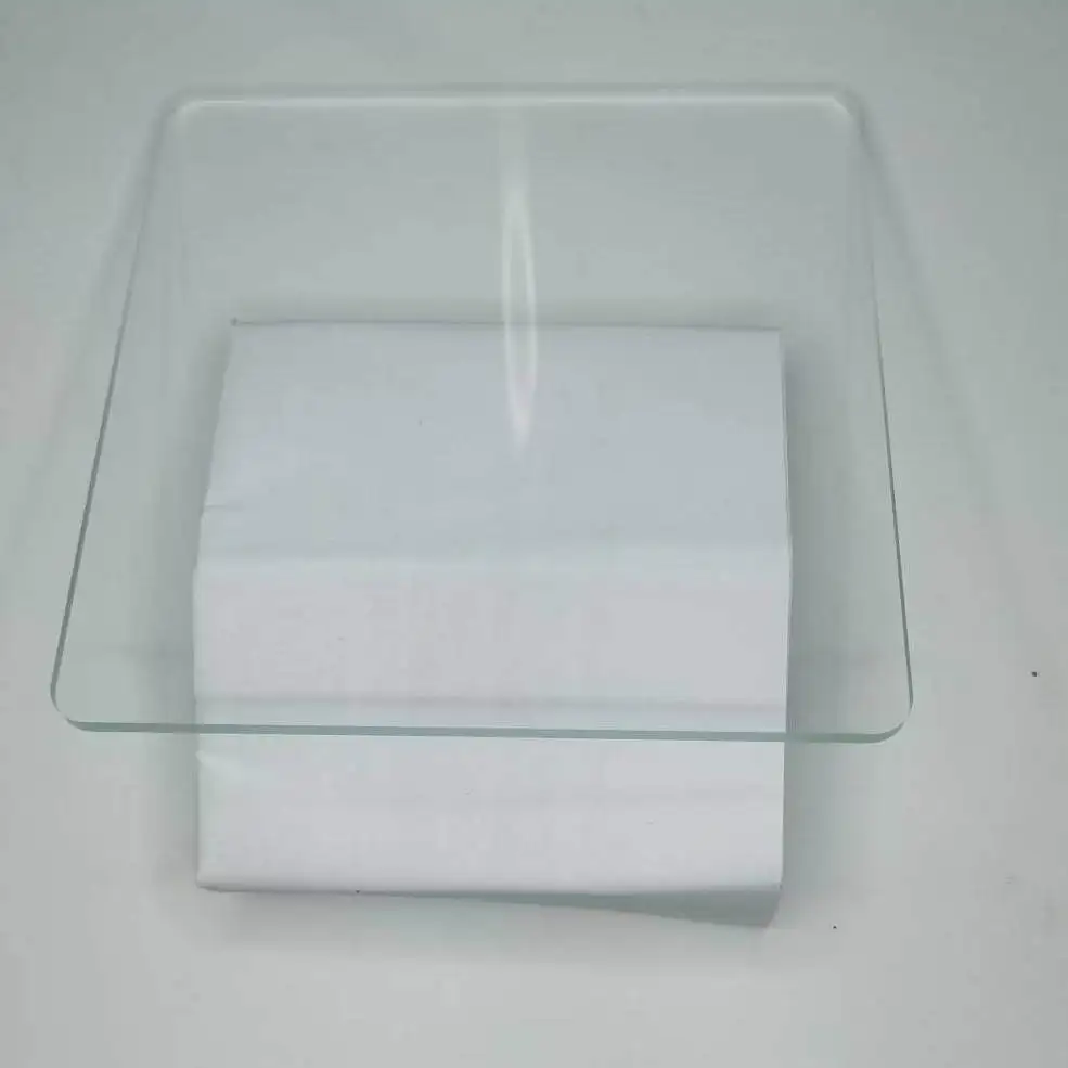97X76X1.9mm 102X102X2.1mm 100X100X3.8mm Metallurgical Microscope Stage Optical Glass Plate Lab Industrial Replacement Accessory
