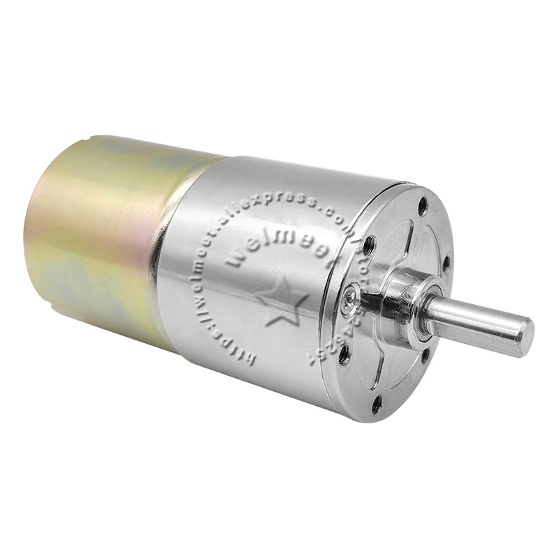 

1 шт. DC12V 24V 37GA520 мотор-редуктор с большим крутящим моментом и металлической коробкой передач
