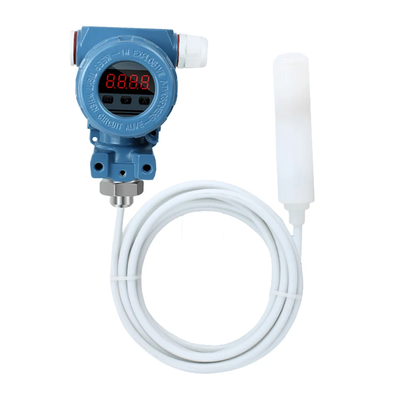 LED Anti Corrosive Level Sensor 0-5V Multi-range Seawater Sewage Chemical Acidic Alkaline Liquid level Transmitter Ceramic Core