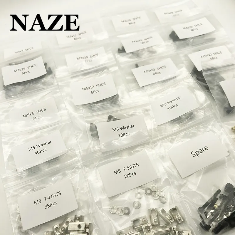NAZE ZeroG Mercury One.1 Upgrade Fasteners Kit For Creality Ender 5(Pro) /Ender 5 Plus Upgrade Full set of screws T-nut