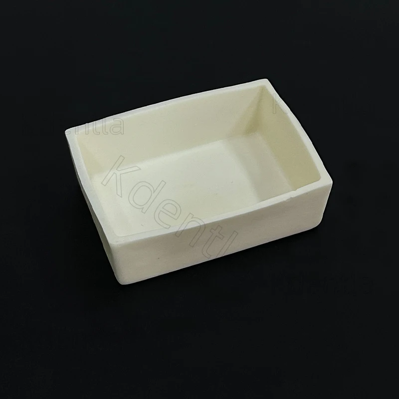 Dental Zirconia Sintering Crucible Tray Without Cover Round Sintered Discs Crucible High Density Thermostability Sintering Beads