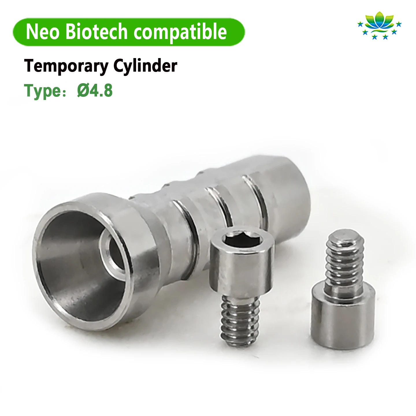 For NeoBiotech Multi Unit Abutment Titanium Cylinder Temporary Healing Cap Sleeve Lab Customized Prosthesis Parts Factory Direct