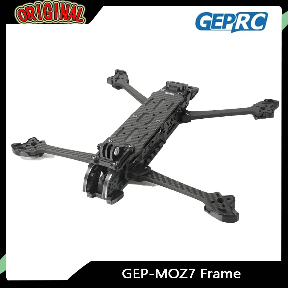 GEPRC GEP-MOZ7 FPV Frame | 320mm Wheelbase, 6mm Carbon Arms, 7-7.5" Props – Ideal for Long-Range & Freestyle Drones