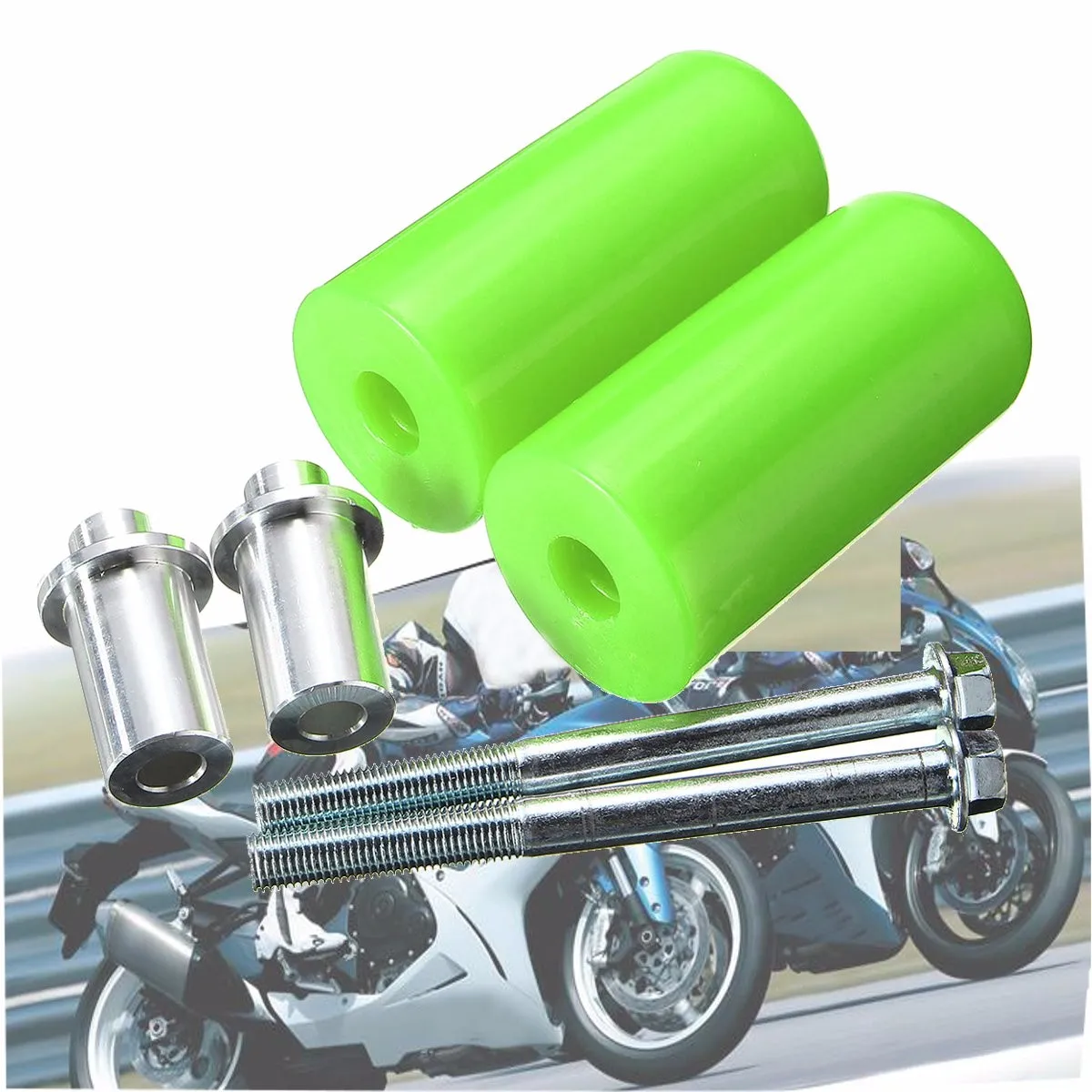 General  Non-slip MotorcycleNo Cut Frame Slider Pad New Anti Crash Falling Protection Motorcycle Part for  Suzuki/Honda
