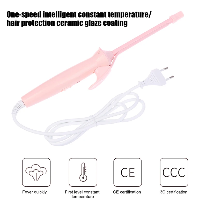 professional 9mm curling iron Hair waver Portable Ceramic Coating Electric curling wand roller beauty Salon Hair Curlers