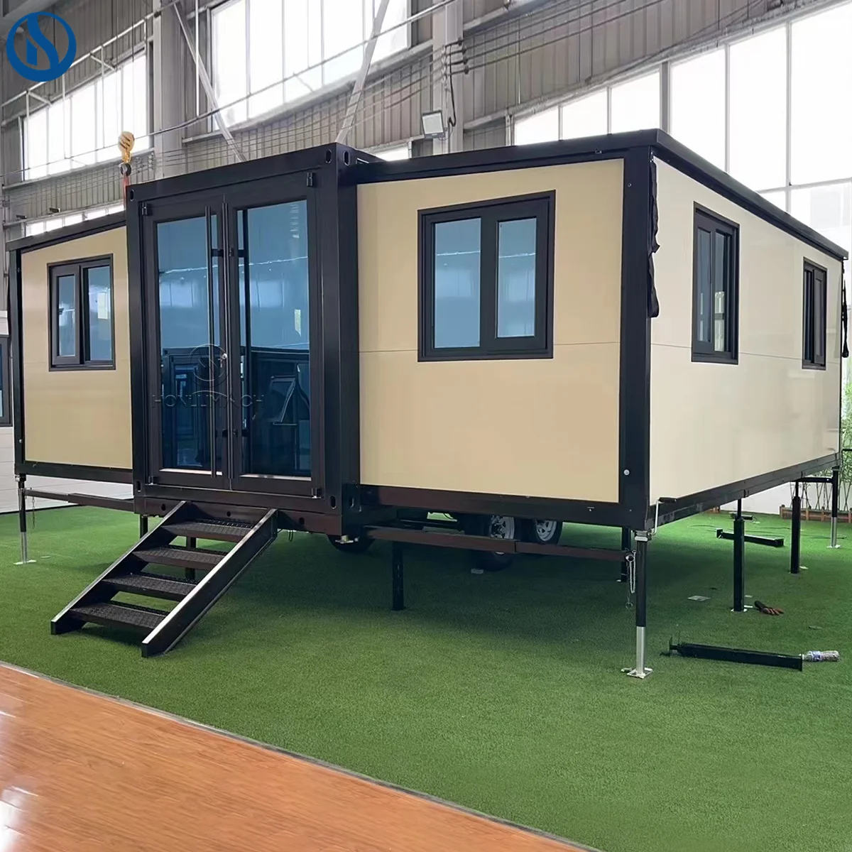 20ft & 40ft Luxury Modular Container House Detachable Prefab Steel Camping Home For Shop Use Tiny House Concept