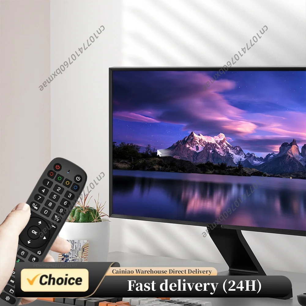 2.4G BT Dual Mode Backlit Remote with Air Mouse 44 Keys IR Learning RF Remote for Android TV Box Smart TV PC Projector