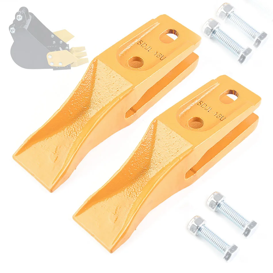 1PC Mini Excavator Bucket Teeth Attachments Suitable For Mini Excavators Under 3 Tons Excavator Accessories With Screws And Nuts