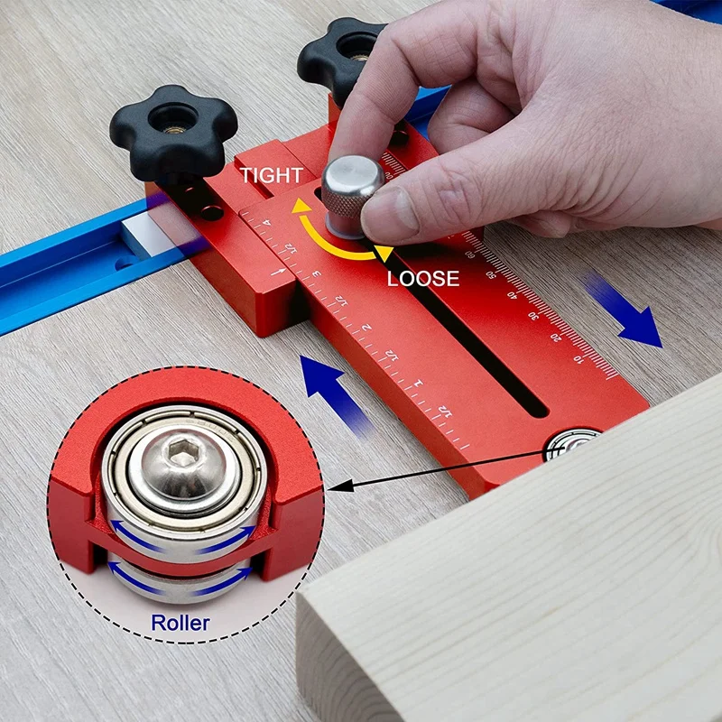 1 Pcs Thin Rip Jig Table Saw Band Saw Jig Table Saw Fence Guide Extended Type Compatible With Most Router Table Band Saw