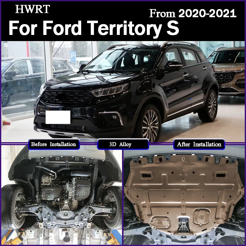 

For Ford Territory S 2020-2021 1.5T Engine Base Guard Shield Splash Mud Flap Gear Box Under Fender Cover Board Plate Accessories