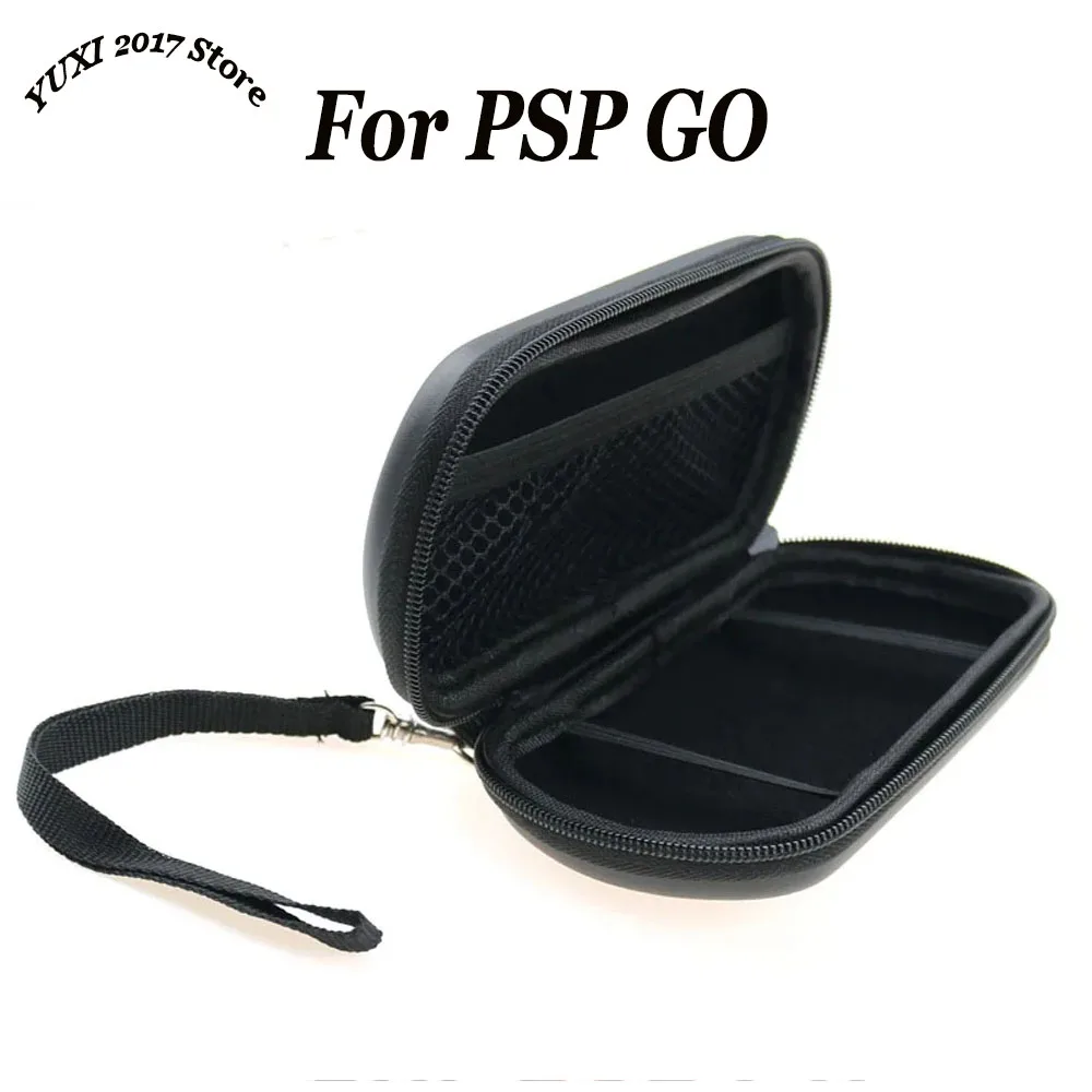1 unidad de funda protectora de almacenamiento EVA para PSP Go con correa para consola de juegos PSP GO, bolsa de almacenamiento.