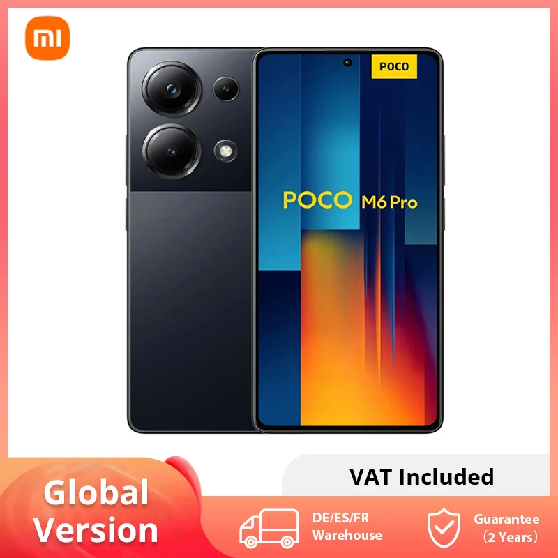 Global Version POCO M6 Pro NFC Smartphone Helio G99 Ultra 120Hz Flow AMOLED 64MP Triple Camera with OIS 67W turbo charging