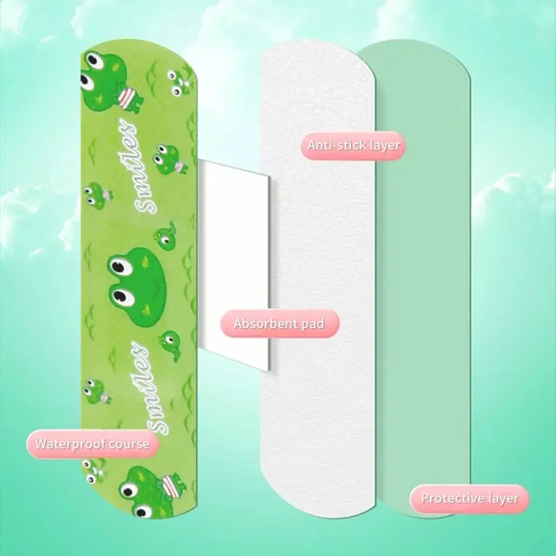 50pcs Cartoon Band-aid, Waterproof Band-aid, Cute Band-aid Suitable for Everyone