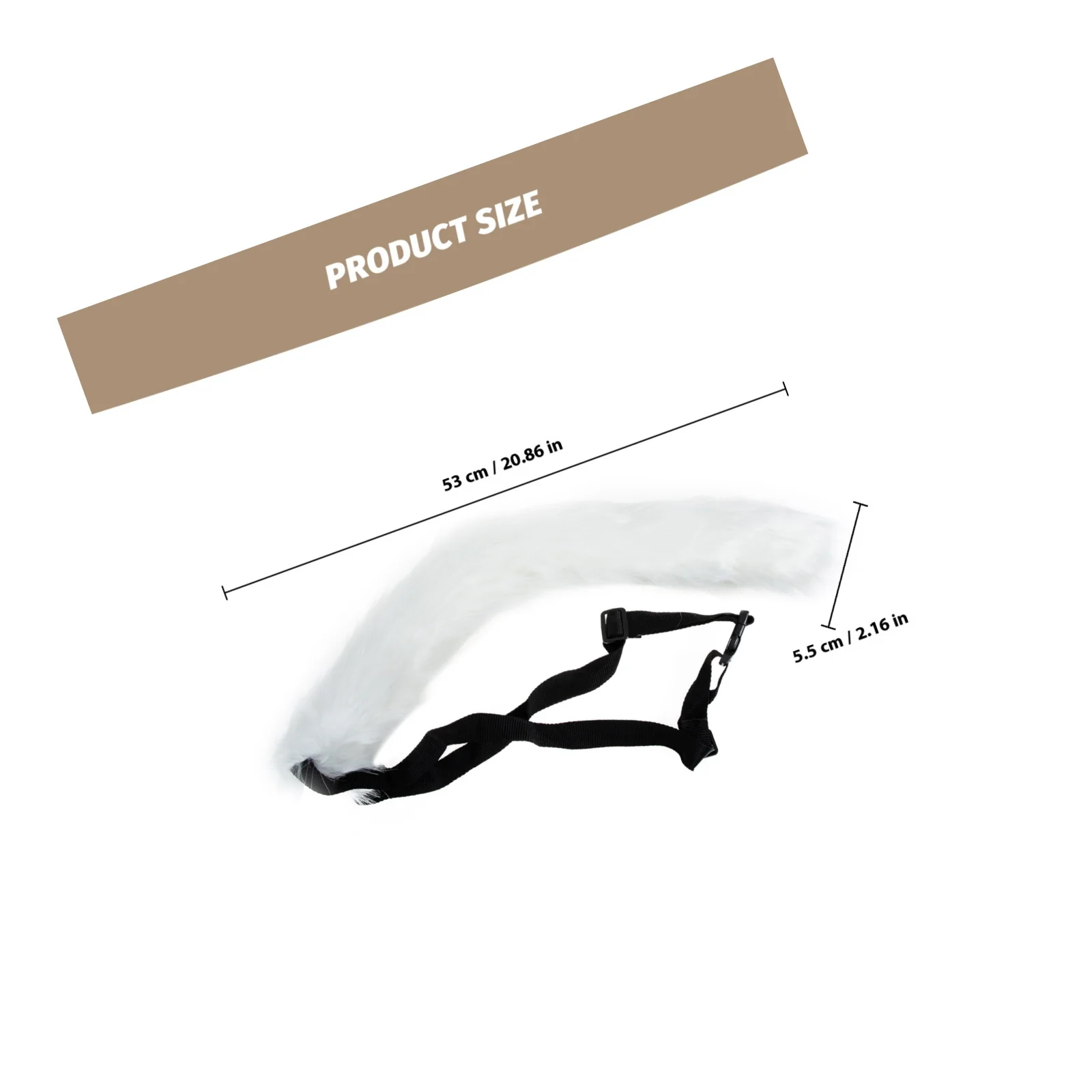 1 세트 고양이 귀 고양이 꼬리 세트 사랑스러운 내마모성 모피 코스프레 의상 파티 모임 장식 액세서리