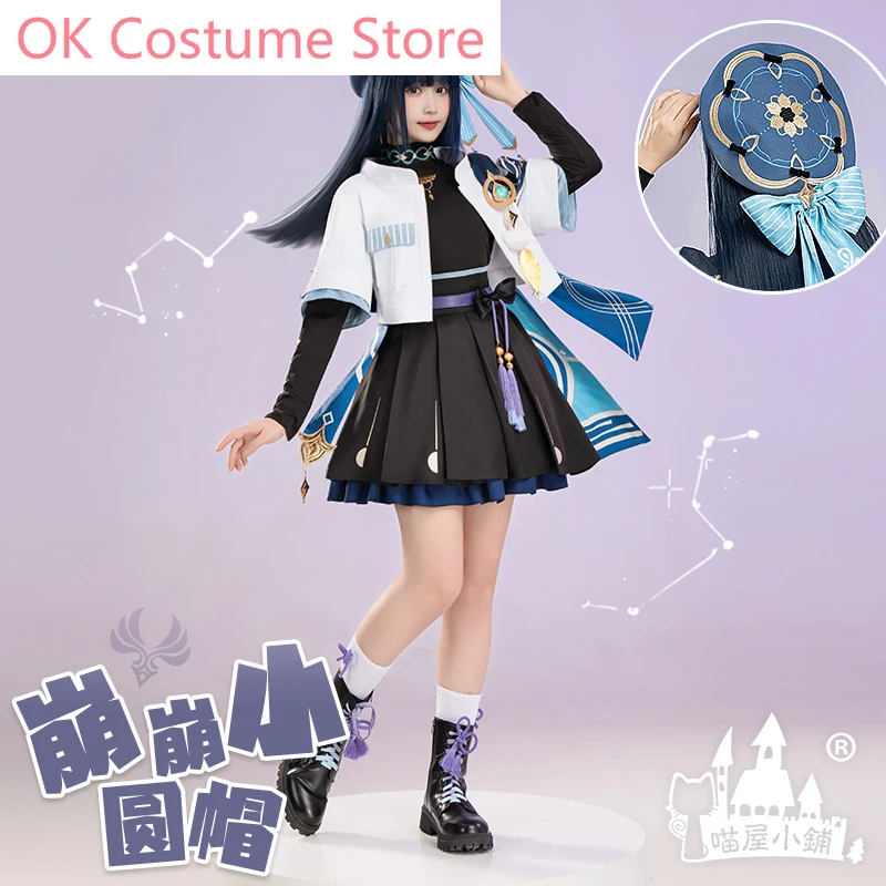 Anime! Genshin Impact Wanderer Game Suit Gorgeous Lovely Uniform Cosplay Costume Halloween Carnival Party Outfit Women