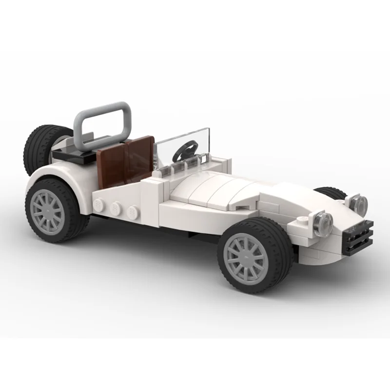 Modèle de voitures de ville Moc, briques de Construction, modèle de voiture de sport légère britannique, technologie, blocs modulaires, cadeaux de Construction, ensembles DlY, assemblage