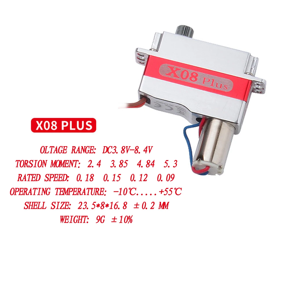 KST X08 v6.0 Full Series X08H/08N/X08 PLUS Miniature Digital Glider Fixed Wing Steering Gear