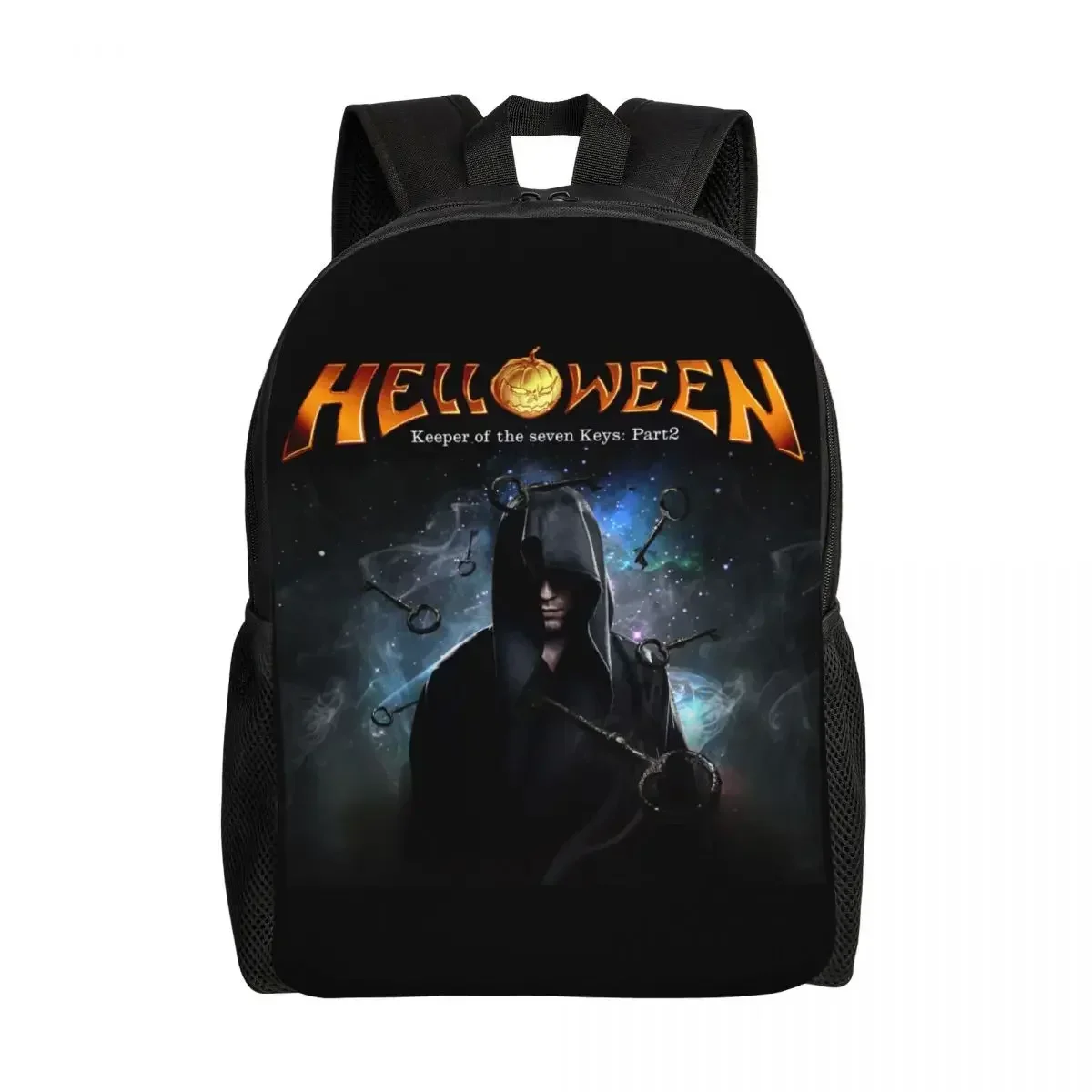 Helloween Keeper Of The Seven Keys Part Backpack for Heavy Metal Rock School College Travel Bags Bookbag Fits 15 Inch Lapto