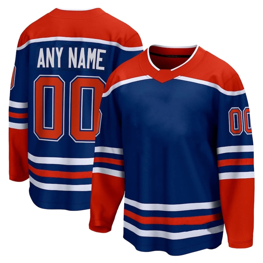 

Hot Sale Stitched Edmonton Hockey Jersey Name No. 97 Connor McDavid 29 Leon Draisaitl Ice Hockey Uniform Sport Sweater