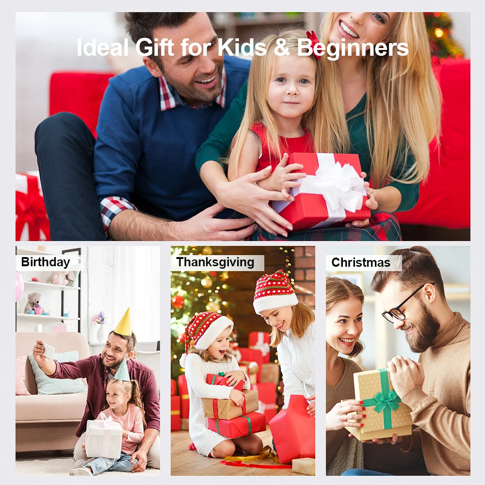 Vandlion A59 كاميرا رقمية 4K تسجيل فيديو 48MP صور 2000mAh 12H تسجيل وقت طويل OTG Type-C 2.8 بوصة شاشة LCD كاميرا