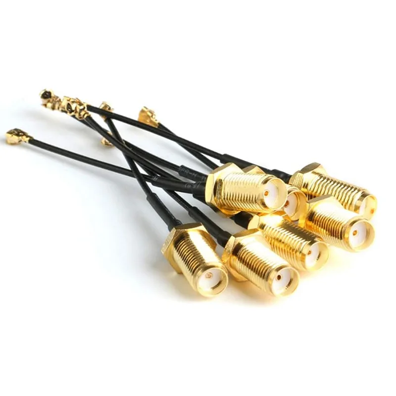 U.FL to SMA Pigtail Jumper, SMA Female to U.FL IPEX 1.13 Coax Cable 6inch (15cm) Low Loss Extension Cable for Wi-Fi Radios
