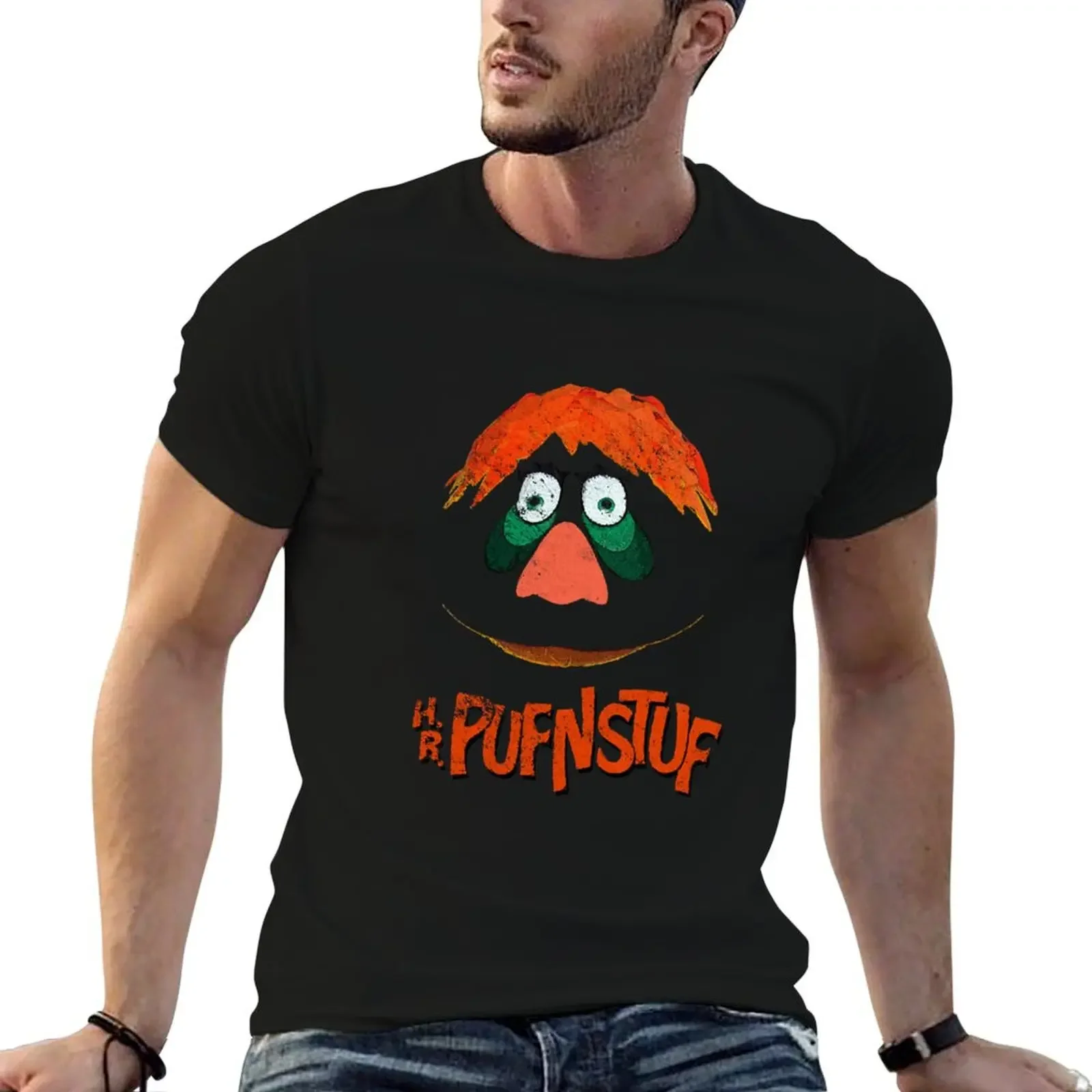 HR Pufnstuf T-Shirt man t shirt graphic tee shirt korean fashion cotton t shirt men